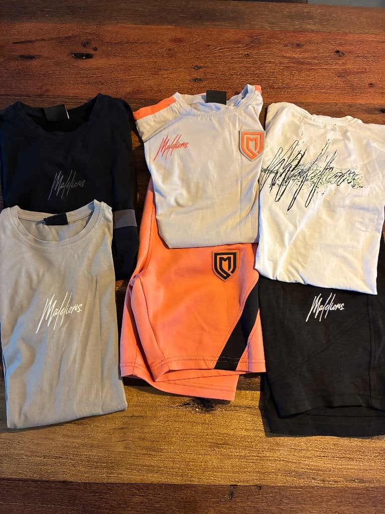 Malelions shirts en korte broeken maat 176, Ophalen, Gebruikt, Malelions, Shirt of Longsleeve