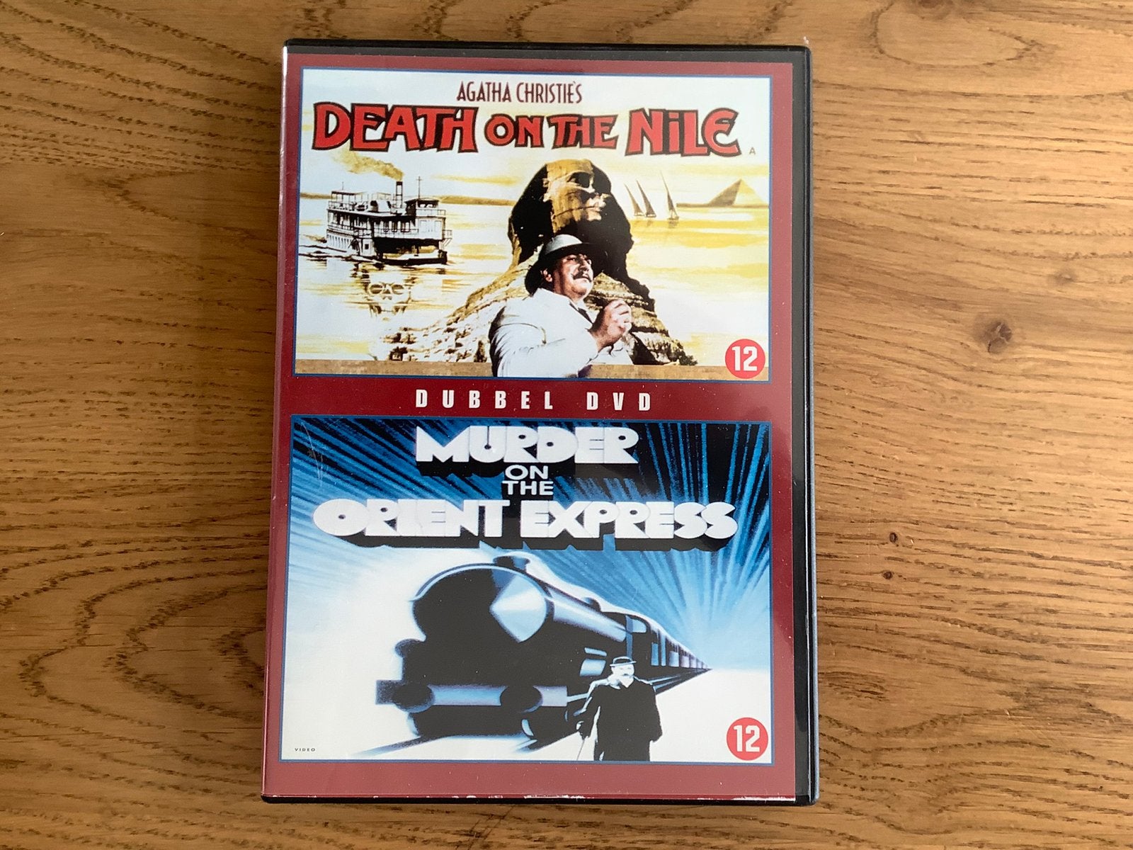 Hercule Poirot, Death o/t Nile / Murder o/t Orient Express., 1960 tot 1980, Vanaf 16 jaar, Ophalen of Verzenden, Zo goed als nieuw