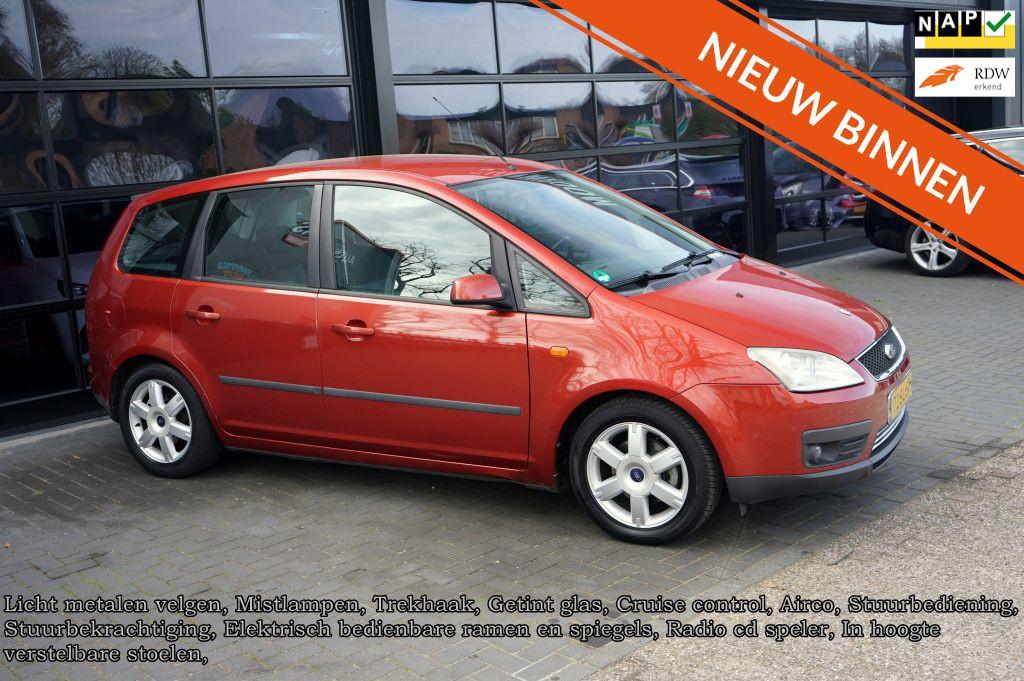 Ford Focus C-Max 1.8-16V Futura, Airco, CC, Elek pakket, Tre, Gebruikt, Zwart, 4 cilinders, Handgeschakeld