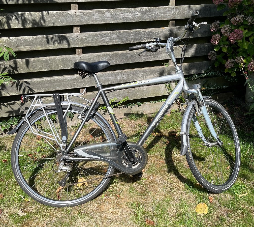 Gazelle herenfiets 16 versnellingen, Fietsen en Brommers, Fietsen | Heren | Herenfietsen, Ophalen, Gebruikt, Velgrem, Versnellingen