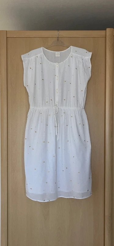 Des Petits Hauts jurk, Maat 38/40 (M), Des Petits Hauts, Verzenden, Wit