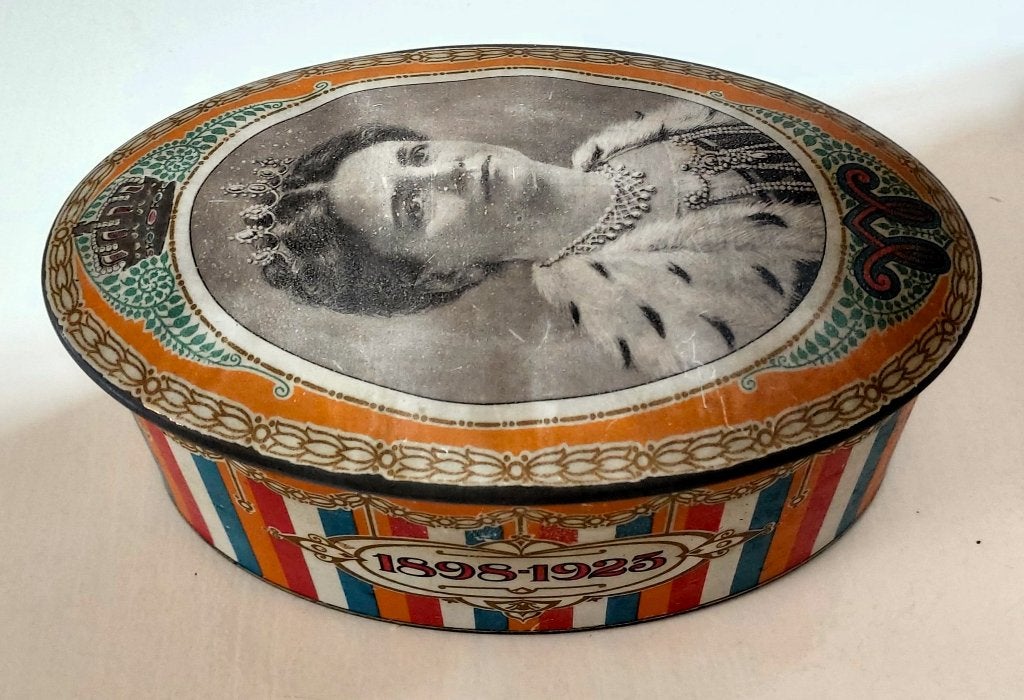 Bijzonder blik Wilhelmina 25 jaar op de troon 1923, Verzamelen, Ophalen of Verzenden, Gebruikt