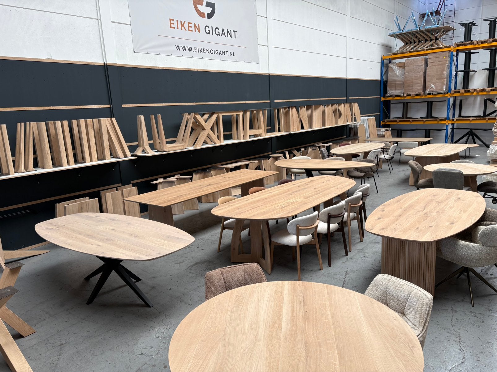 DEENS OVAAL – DIRECT UIT VOORRAAD, Japandi, 100 tot 150 cm, Eikenhout, Ophalen of Verzenden