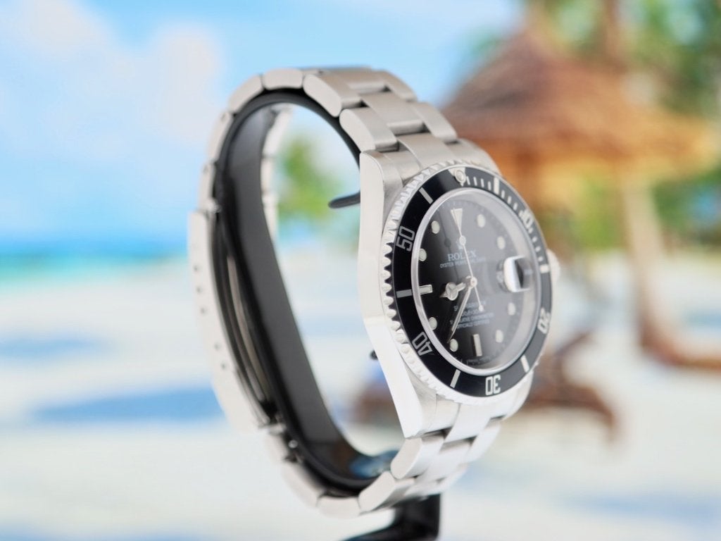 Rolex Submariner Date 16610 Z-Series Zeer Goede Staat 2007NL, Staal, Polshorloge, Ophalen of Verzenden, Zo goed als nieuw