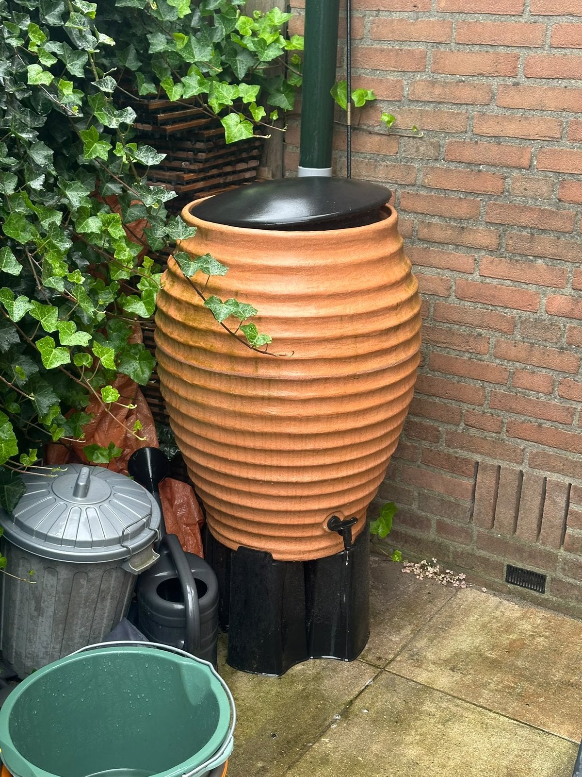 Regenton tuin, Tuin en Terras, 150 liter of meer, Ophalen, Zo goed als nieuw