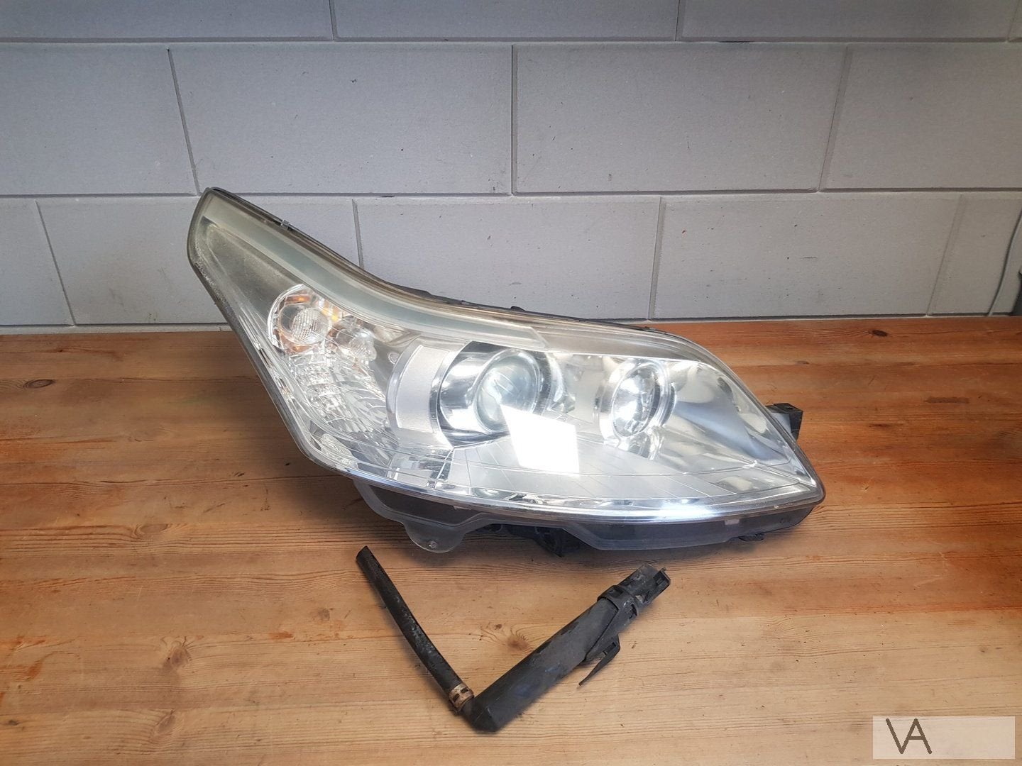 Citroen C4 2004 - 2010 koplamp rechts xenon 9646894280 €150, Gebruikt, -, Ophalen of Verzenden, -