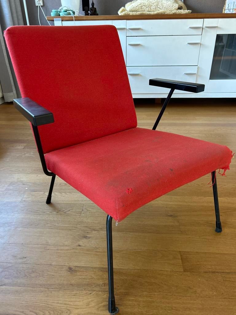 Gispen 1401, Ophalen of Verzenden, Zo goed als nieuw, Rood, Eén