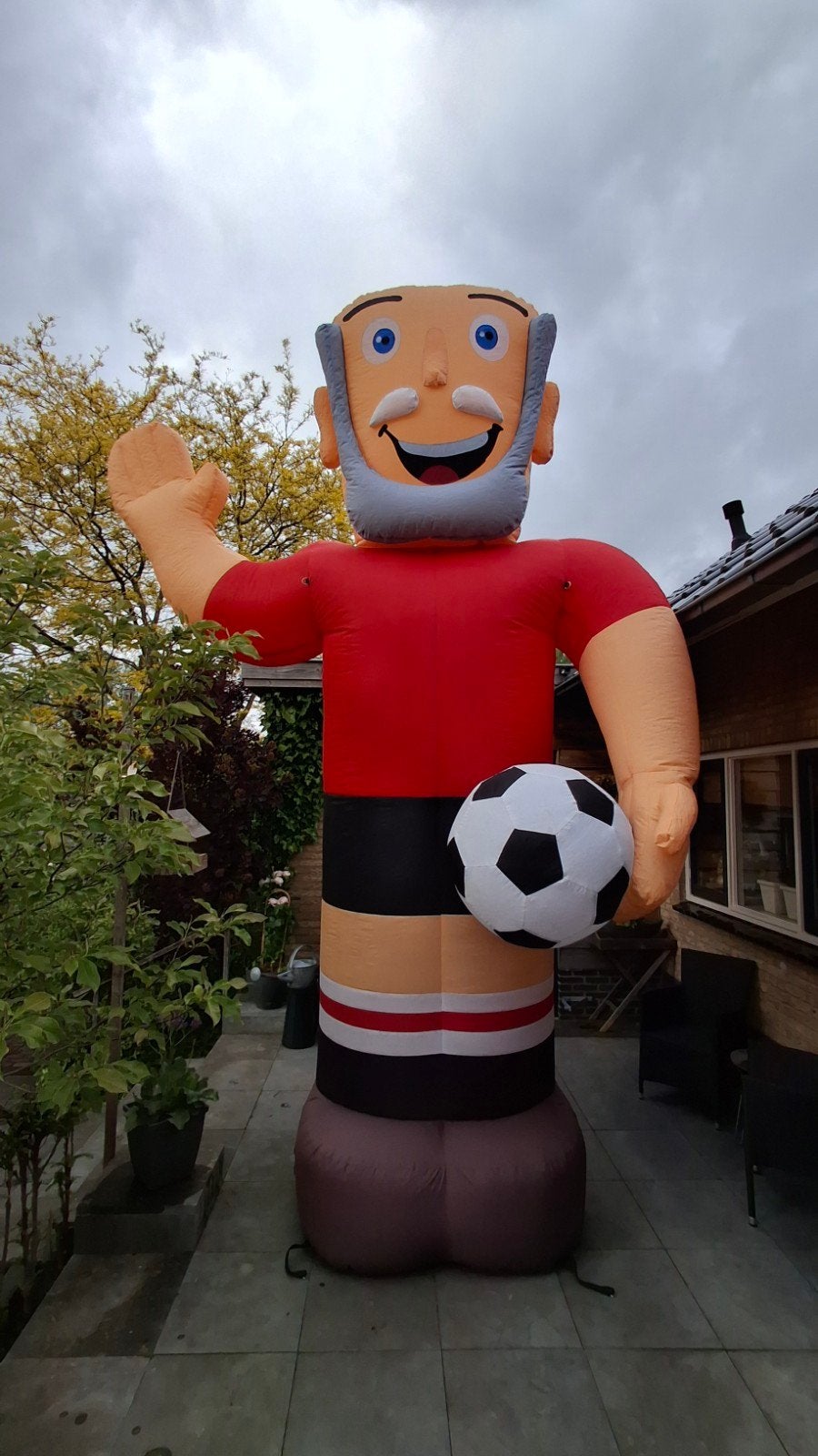 te huur opblaasbare Abraham 4,50m in Ootmarsum, Ophalen, Zo goed als nieuw, Abraham of Sarah