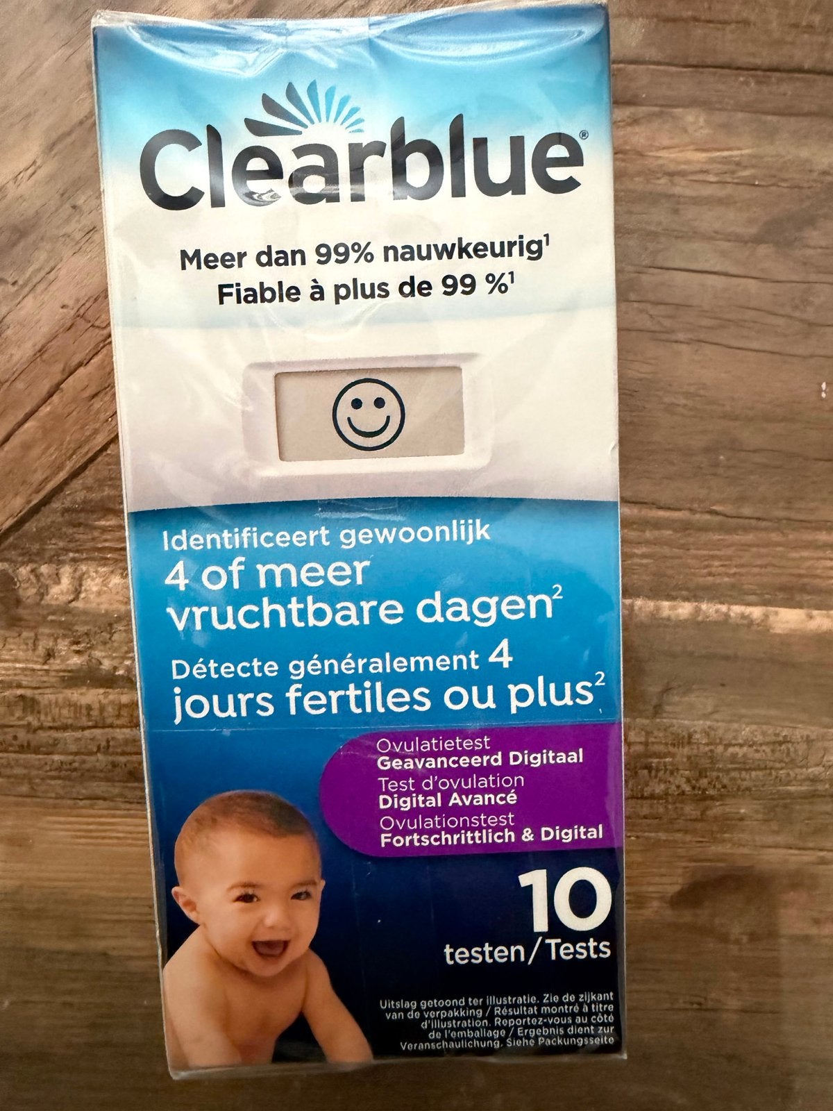 Clearblue Geavanceerde Digitale Ovulatietest - 10 Tests, Ophalen of Verzenden, Nieuw