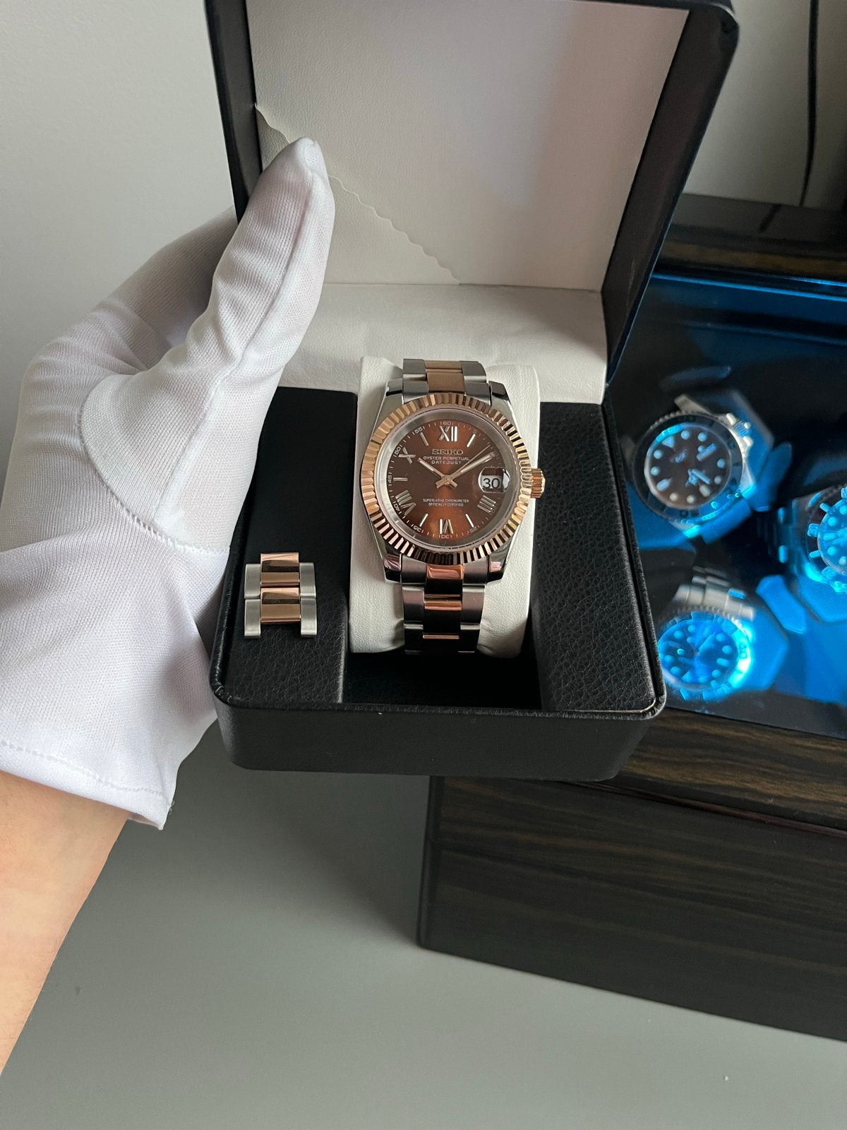 Mooi automatisch Seiko horloge - Nieuw en waterdicht, Sieraden, Tassen en Uiterlijk, Seiko, Staal, Polshorloge, Nieuw