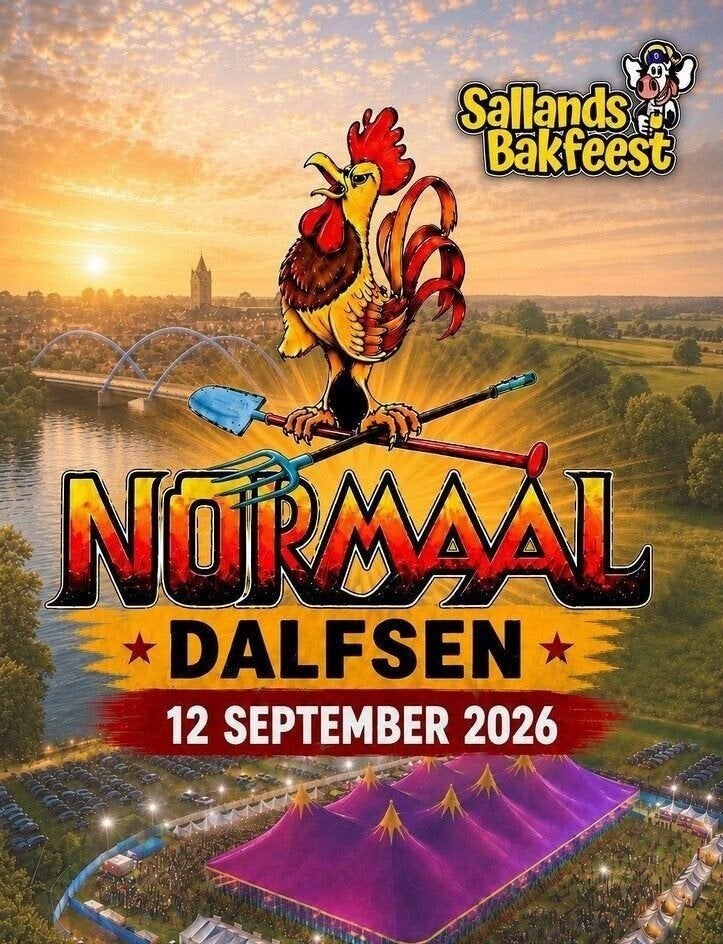 1x ticket te koop Normaal in Dalfsen (12 September) Bakfeest, Eén persoon