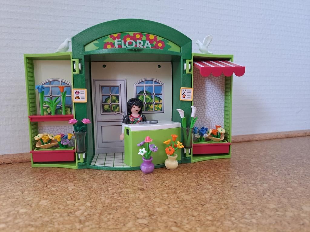Playmobil Bloemenwinkel Flora, Ophalen of Verzenden, Gebruikt, Complete set