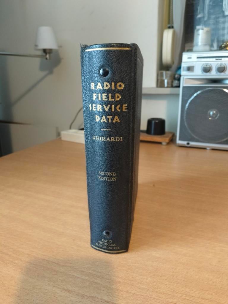Radio Field Service Data Ghirardi 1938 -  (incompleet), Ophalen of Verzenden, Gelezen, Elektrotechniek, Ghirardi