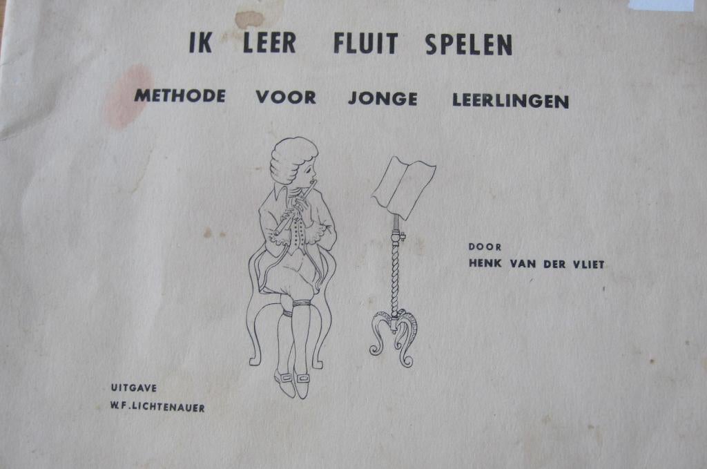 Ik leer fluit spelen door Henk van der Vliet, Gebruikt, Les of Cursus, Ophalen of Verzenden, Blokfluit