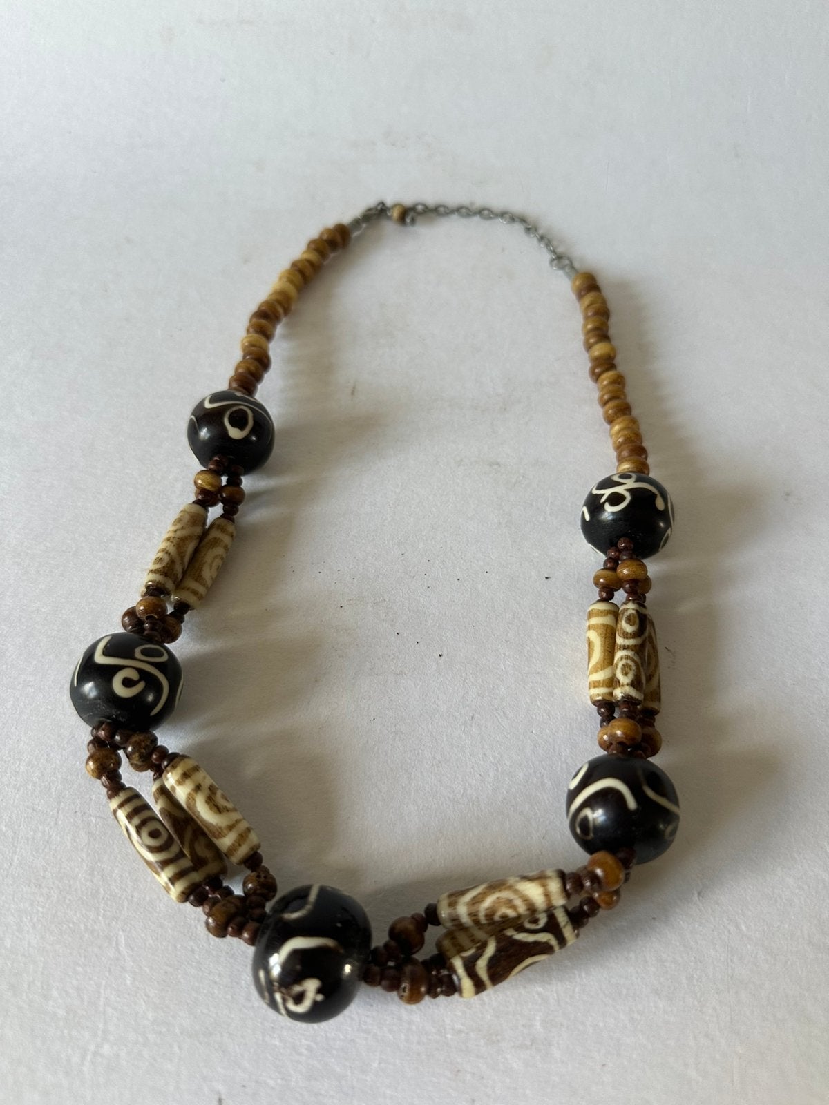 DZI kralen ketting Tibet, Ophalen of Verzenden, Overige materialen, Ketting