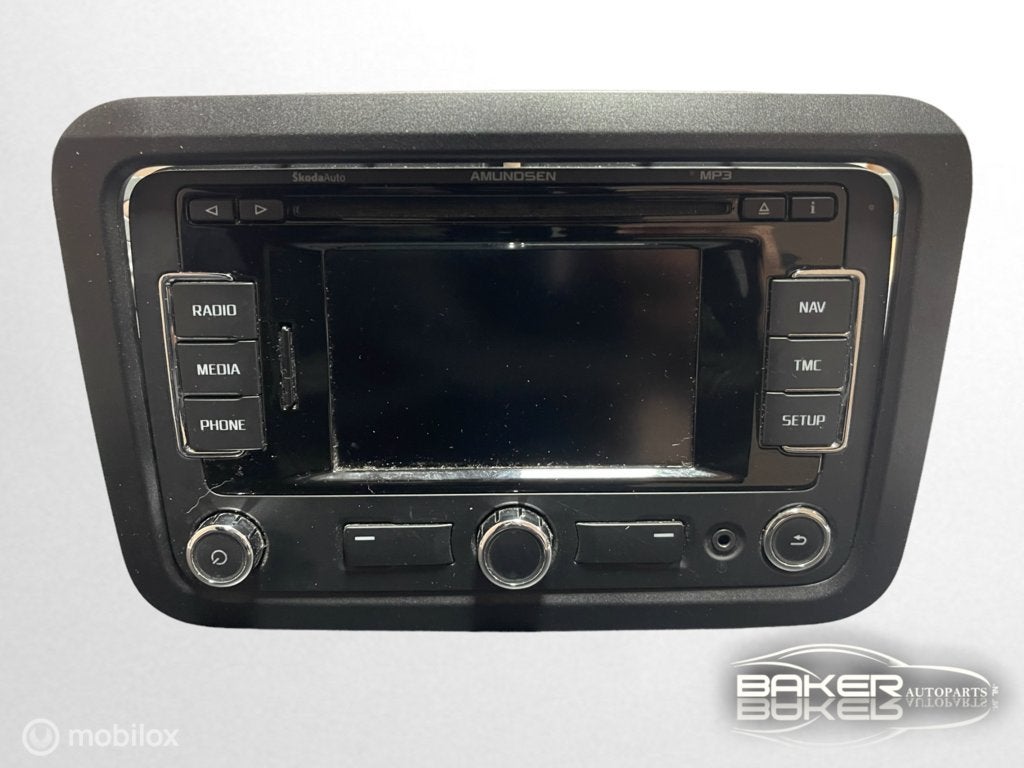 Navigatie systeem Skoda Fabia 5J ('07-'15) 3T0035191A RNS310, Gebruikt, Ophalen of Verzenden, Skoda