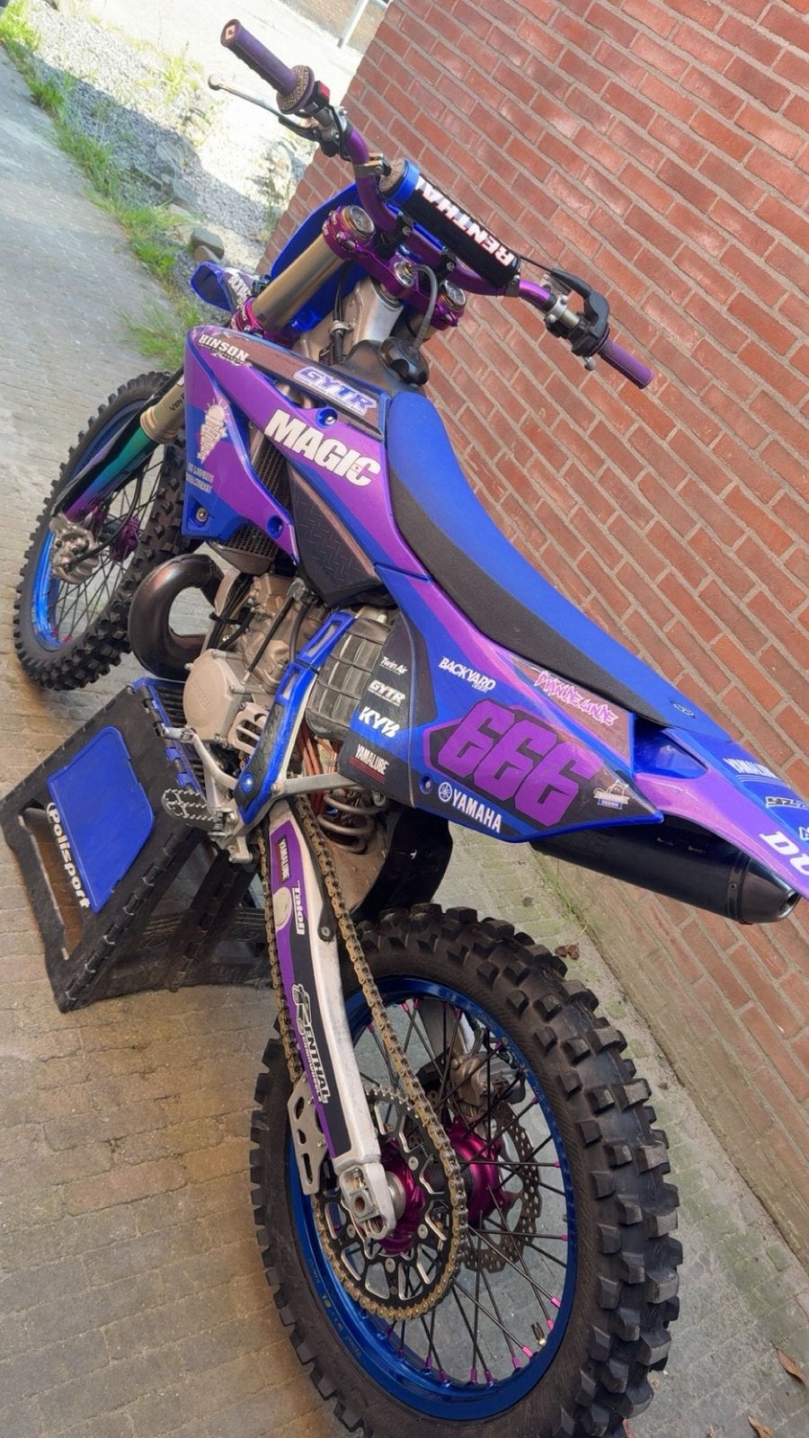 Yamaha yz 250, Ophalen, Gereviseerd