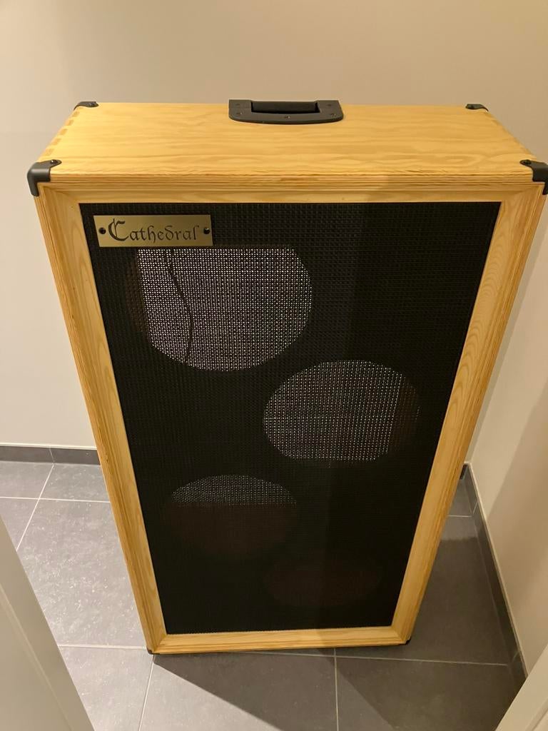 Cathedral 4x12 cab leeg zgan, Muziek en Instrumenten, Versterkers | Bas en Gitaar, Ophalen, Zo goed als nieuw, 100 watt of meer