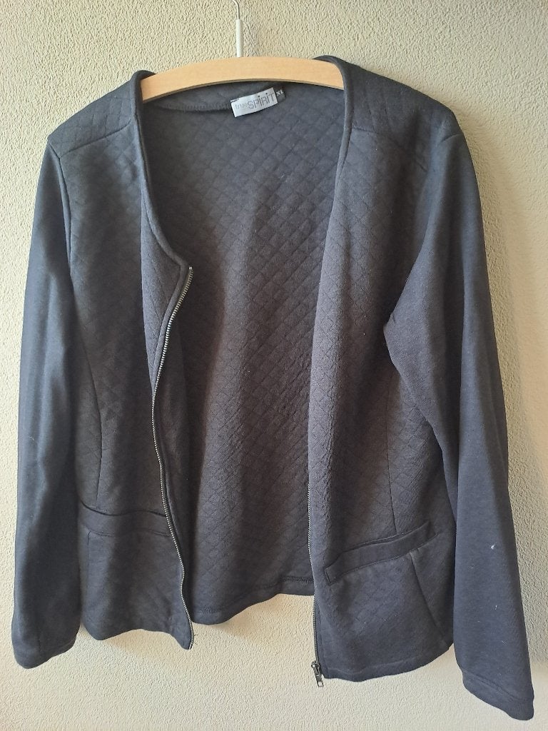 VEST. NIEUW. ZWART. MAAT XL., Zwart, Maat 46/48 (XL) of groter, Nieuw, Ophalen of Verzenden