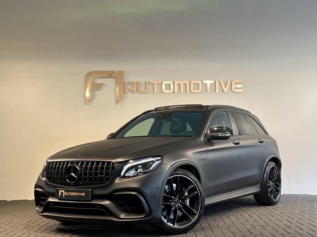 Mercedes-Benz GLC-klasse AMG 63 4MATIC+ Pano|Sfeer|Burmester, Auto's, Automaat, Gebruikt, Automatische klimaatregeling, Leder