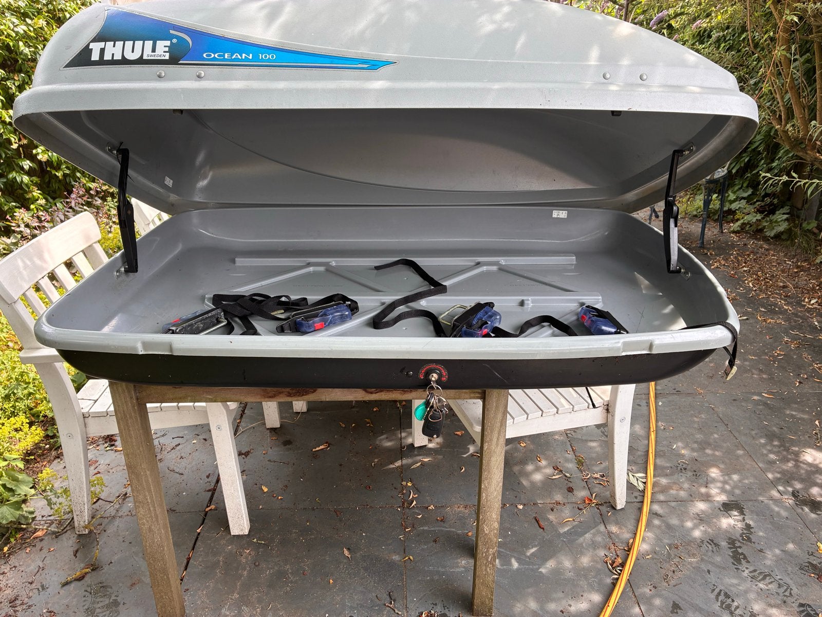 Thule Ocean 100 Dakkoffer incl. easy snap bevestiging, Auto diversen, Dakkoffers, Ophalen, Gebruikt