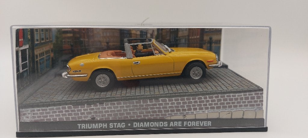 #18 Triumph Stag James bond auto met boekje, Hobby en Vrije tijd, Verzenden, Nieuw, Auto, Universal Hobbies