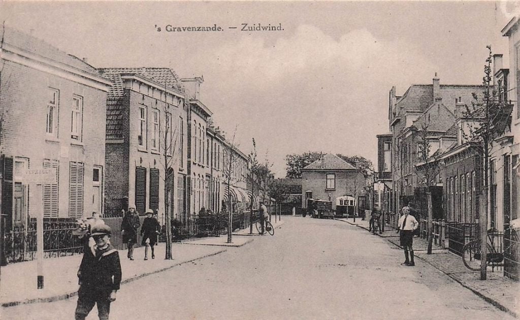 702-393-045 S Gravenzande Zuidwind, Verzenden, Voor 1920, Zuid-Holland