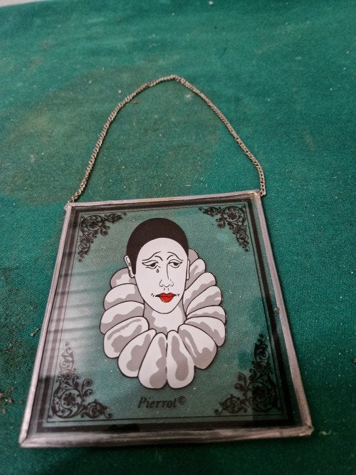 glas in lood pierrot, Ophalen of Verzenden, 'T Olde Gre-j, Info@toldegrej.nl, Endepoelstraat 20f Didam