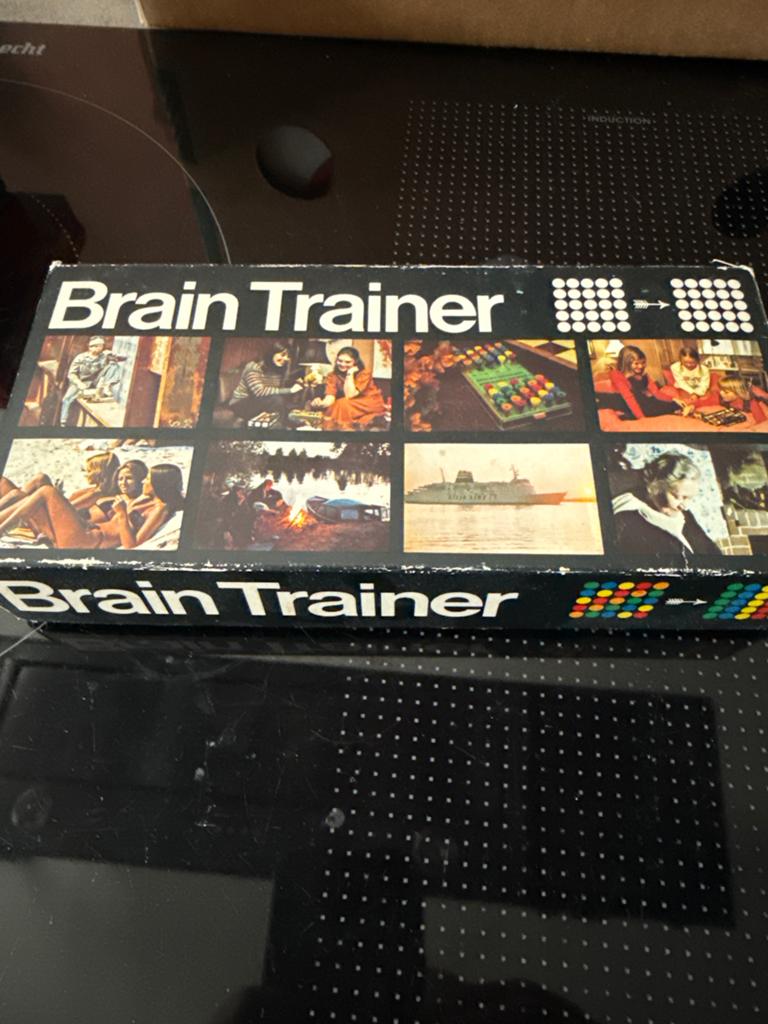 Vintage Brain Trainer spel - Denkspel, Een of twee spelers, Ophalen of Verzenden, Gebruikt