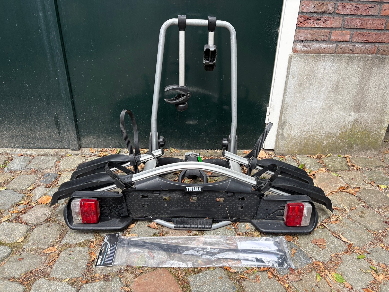 Thule EuroWay 921 fietsendrager, Auto diversen, Fietsendragers, Ophalen, 2 fietsen, Zo goed als nieuw, Trekhaakdrager