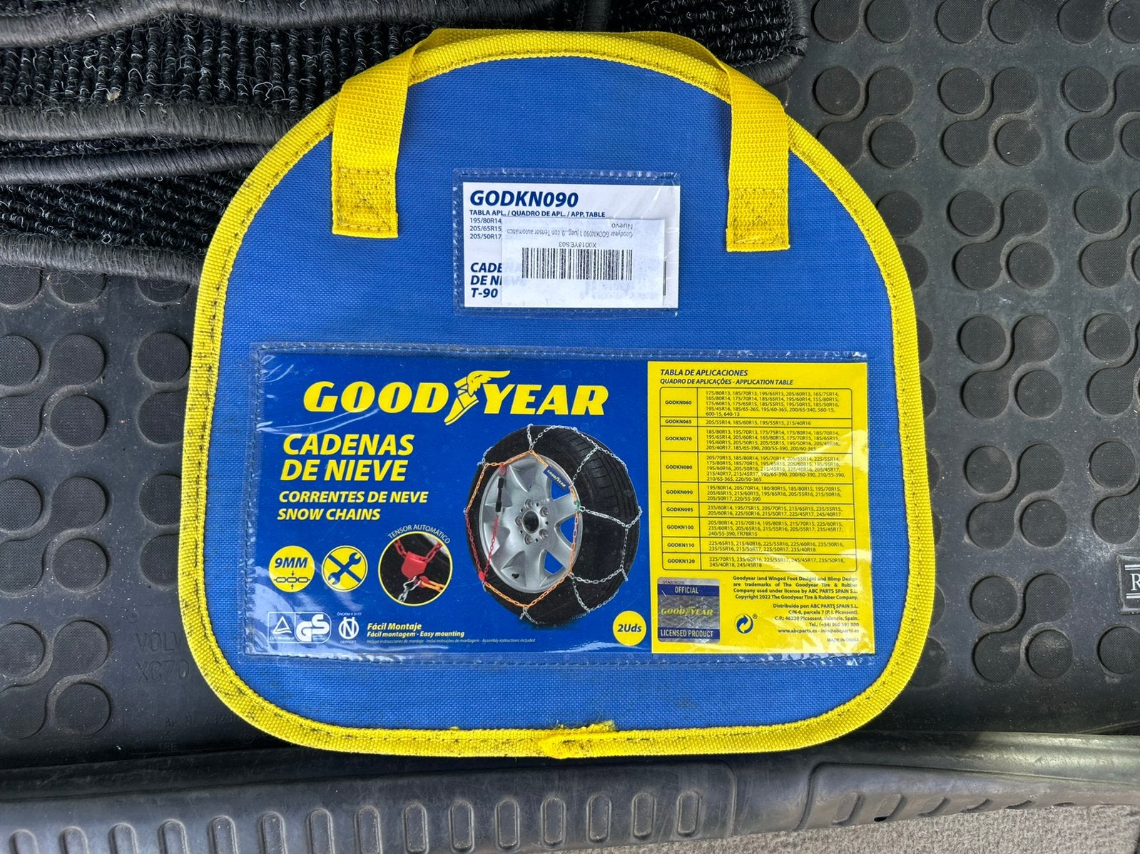 Goodyear sneeuwkettingen, Auto diversen, Ophalen of Verzenden, Zo goed als nieuw