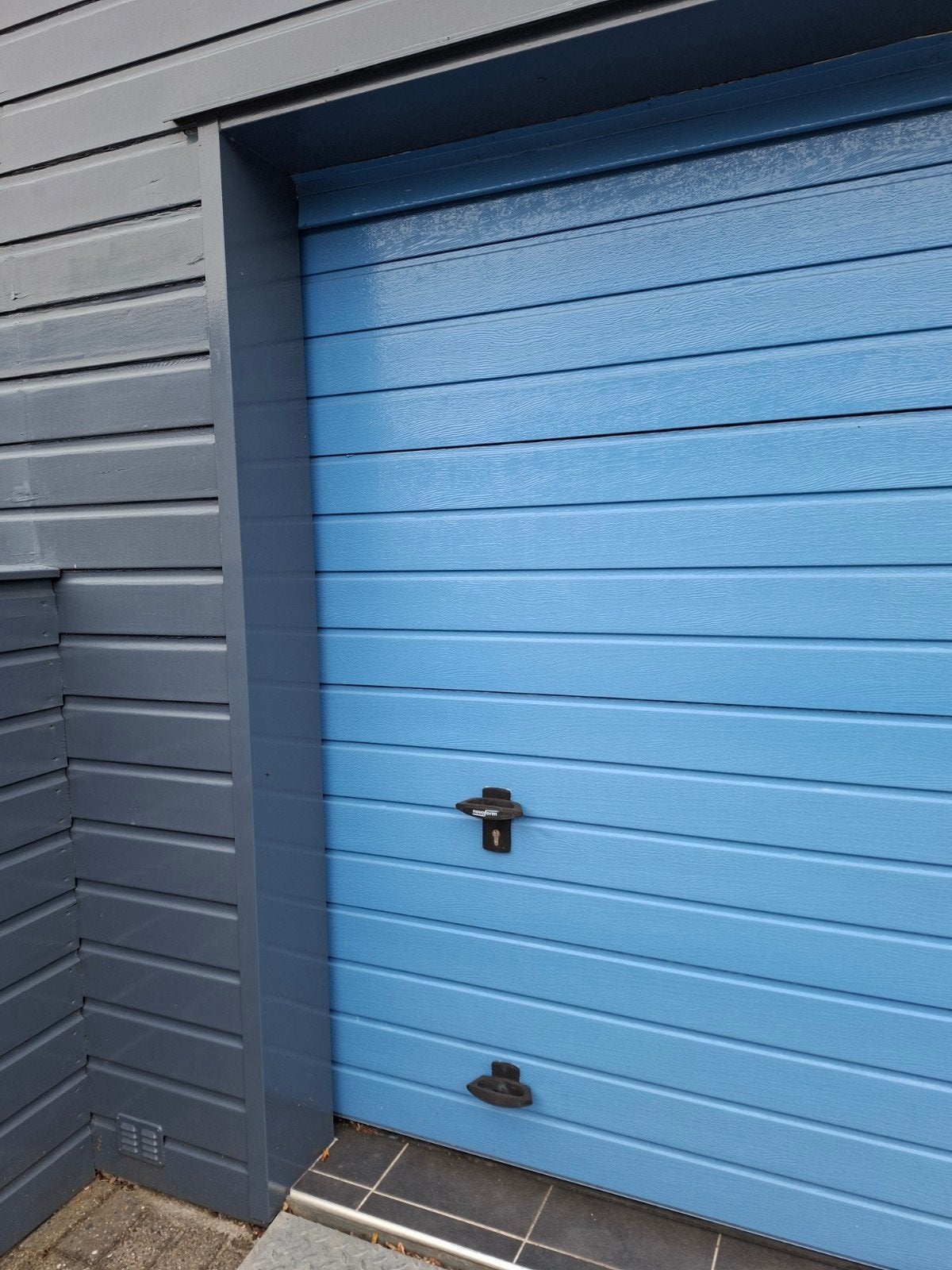 garage deur, Doe-het-zelf en Verbouw, Ophalen, Garagedeur, Kunststof, Gebruikt