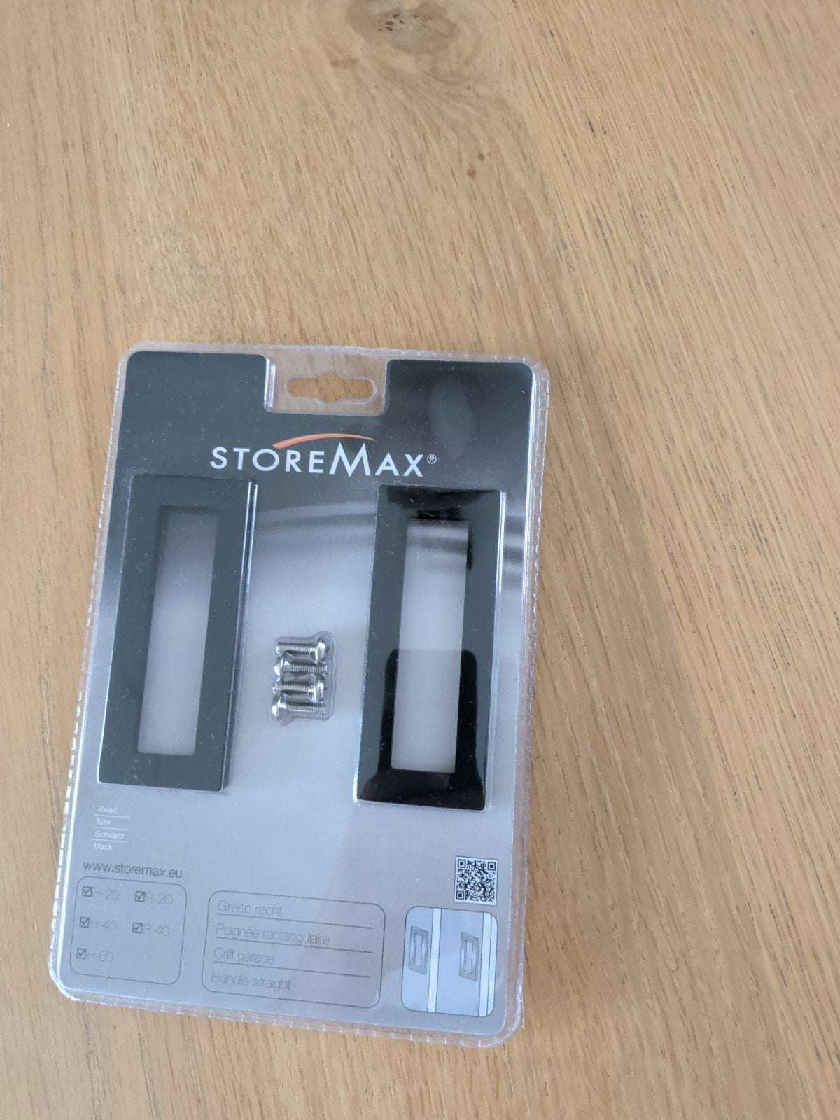 STOREMAX Deurgrepen Zwart - Nieuw in verpakking, Ophalen of Verzenden, Nieuw, Overige materialen, Klink of Kruk