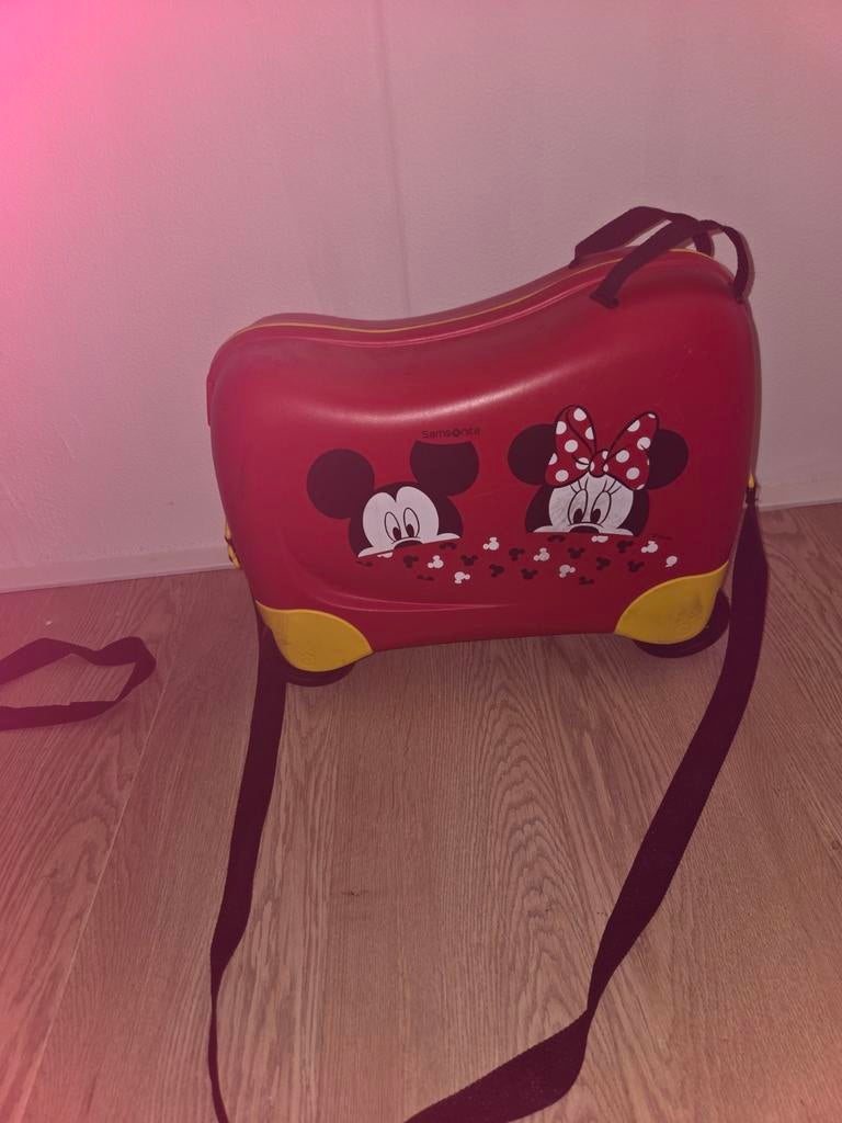 Samsonite kinderkoffertjes, Sieraden, Tassen en Uiterlijk, Koffers, Gebruikt, Hard kunststof, Minder dan 50 cm, Minder dan 35 cm