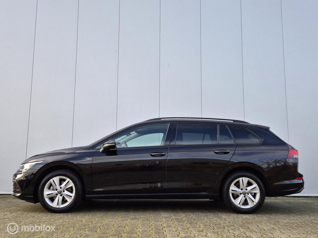 VOLKSWAGEN GOLF VARIANT 1.0 ETSI LIFE/MASSAGE/CAMERA/MEMORY/, Gebruikt, Euro 6, Zwart, Origineel Nederlands