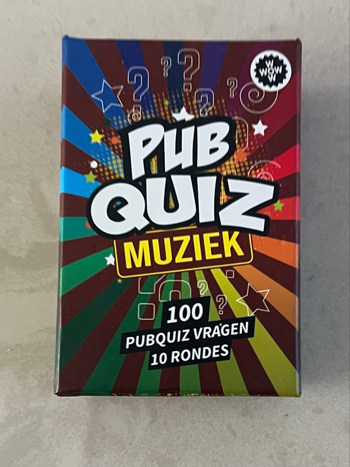 Pubquiz Muziek - 100 vragen, 10 rondes ( nieuw), Ophalen of Verzenden, Nieuw