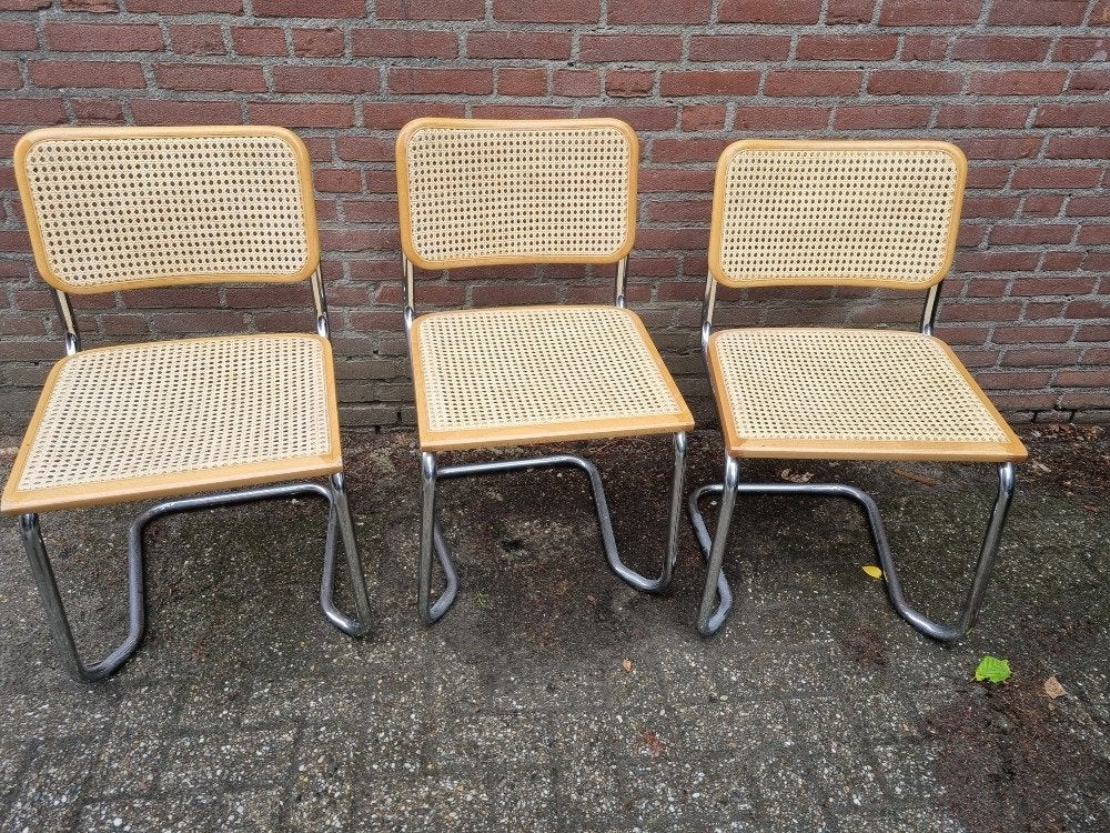 buisframe stoelen cesca marcel breuer, Ophalen of Verzenden
