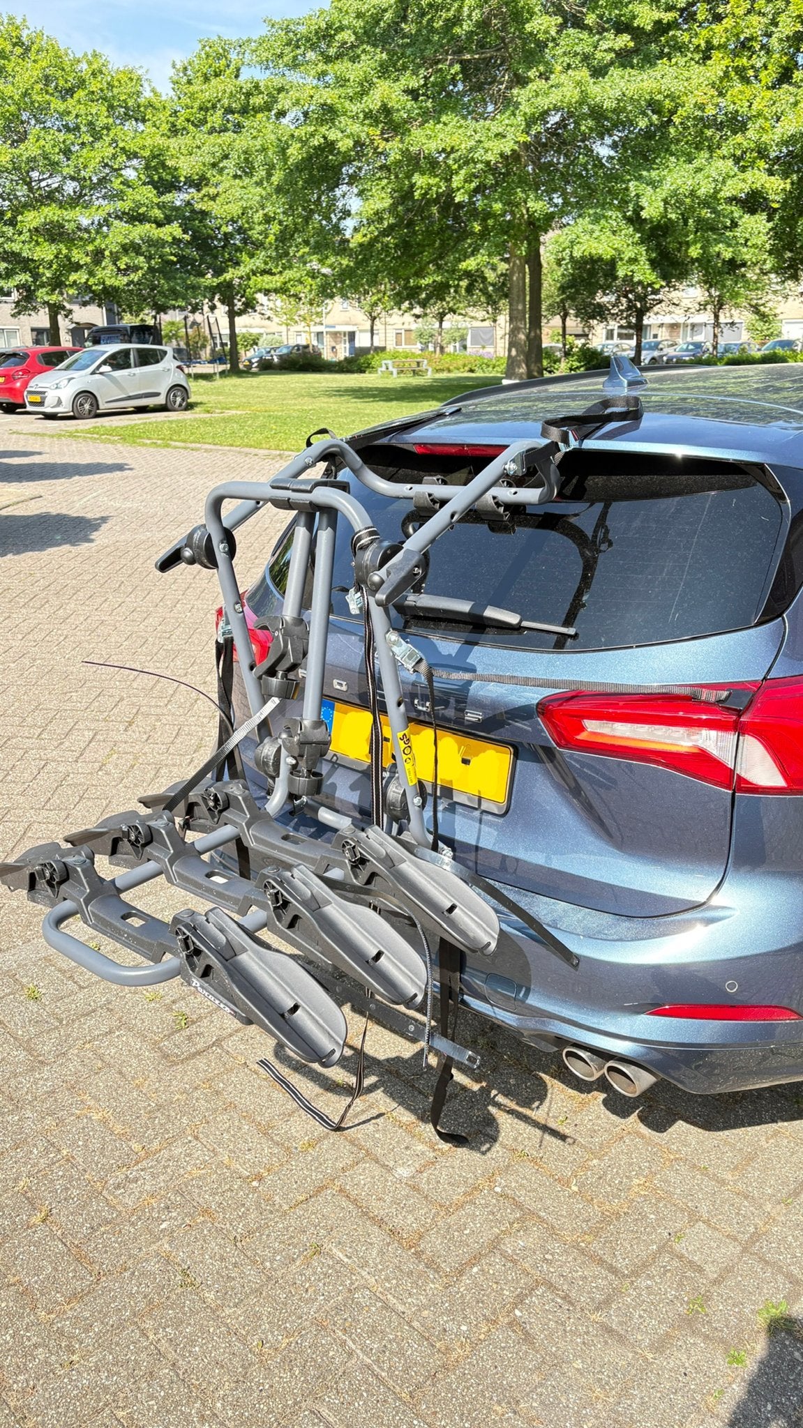 Peruzzo Pure Instinct 3 fietsendrager achterklep, Auto diversen, Fietsendragers, 3 fietsen of meer, Gebruikt, Elektrische fiets