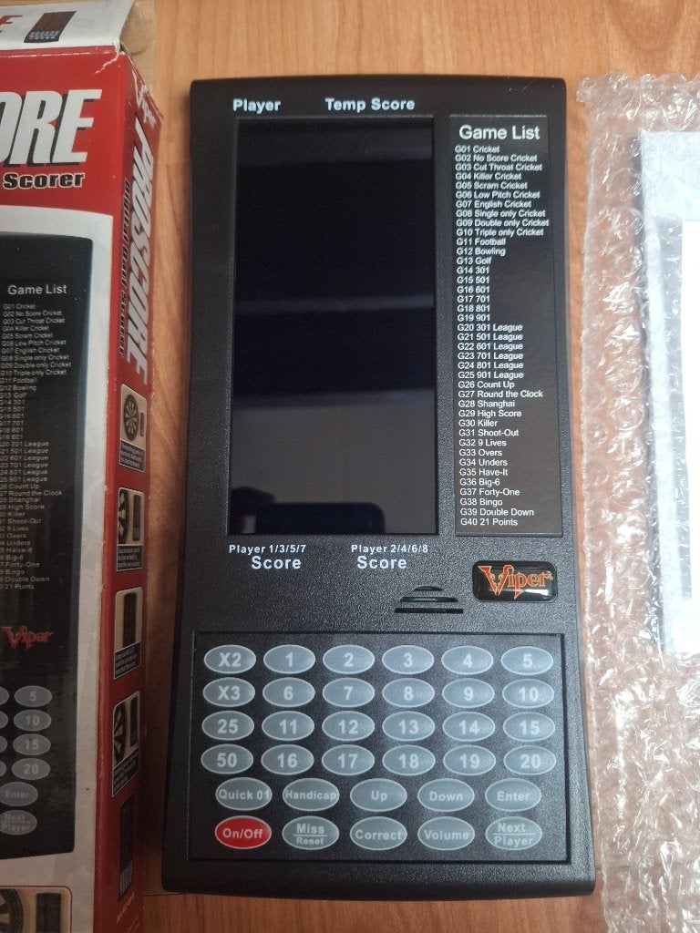 Darts scorebord. Nieuw in doos ( VERKOCHT ), Ophalen of Verzenden, Nieuw, Dartbord, Elektronisch