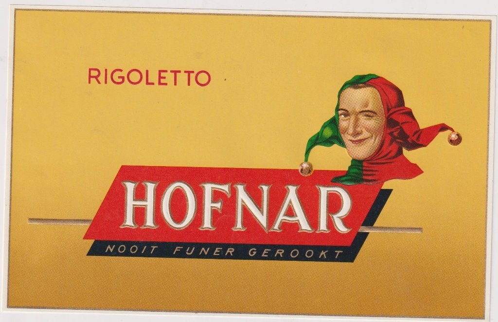 sigarenbanden - etiket - HOFNAR, Ophalen of Verzenden, Zo goed als nieuw, Sigarenbandjes