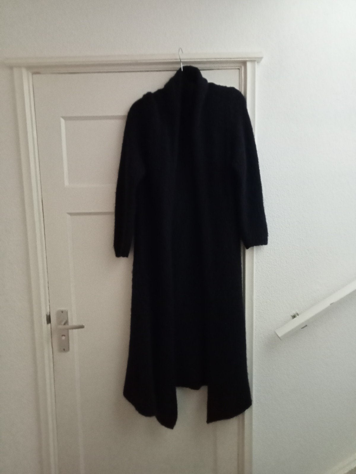 geweldig donkerblauw lang vest, Ophalen of Verzenden, Zo goed als nieuw, Maat 38/40 (M), Blauw