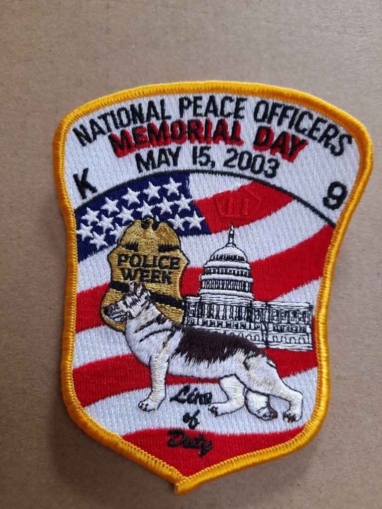 K 9 police, Ophalen of Verzenden, Overige soorten, Overige gebieden, Embleem of Badge