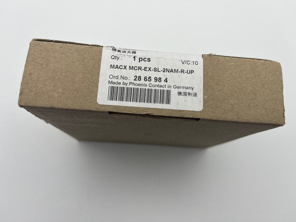 Phoenix Contact 2865984 MACX MCR-EX-SL-2NAM-R-UP Amplifier, PHOENIX CONTACT B.V. Hengelder 56, 6902 PA Zevenaar sales@phoenixcontact.nl