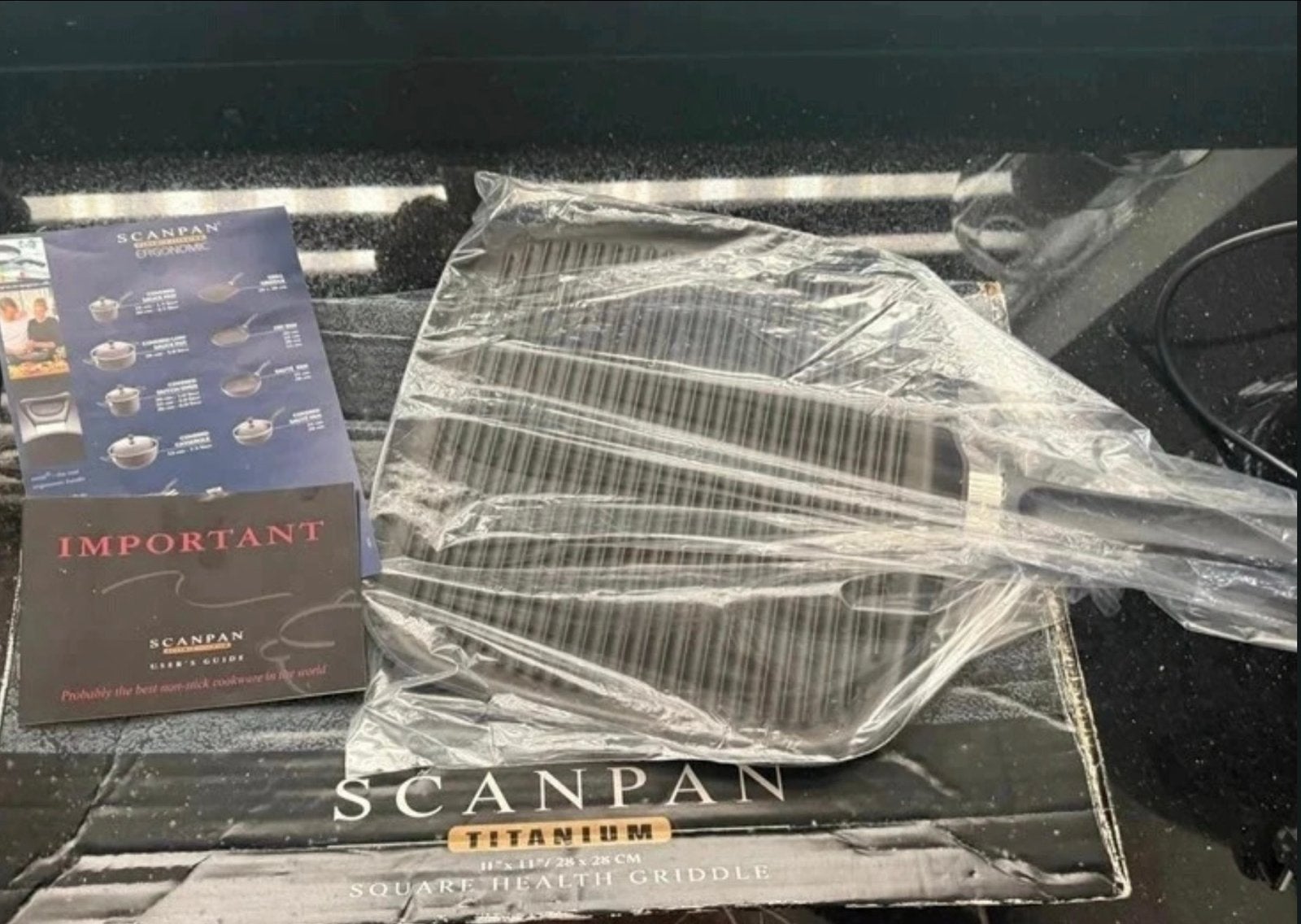 Scanpan Titanium Grillplaat - Nieuw in Verpakking, Overige materialen, Antiaanbaklaag, Overige typen, Nieuw