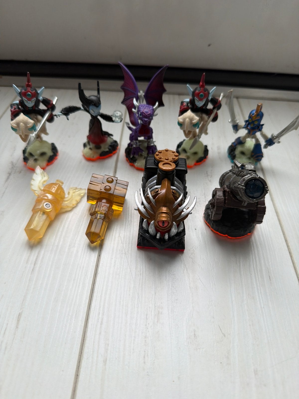 Skylanders trap team Figuren en Kristallen Set, Kinderen en Baby's, Speelgoed | Actiefiguren, Ophalen of Verzenden, Gebruikt