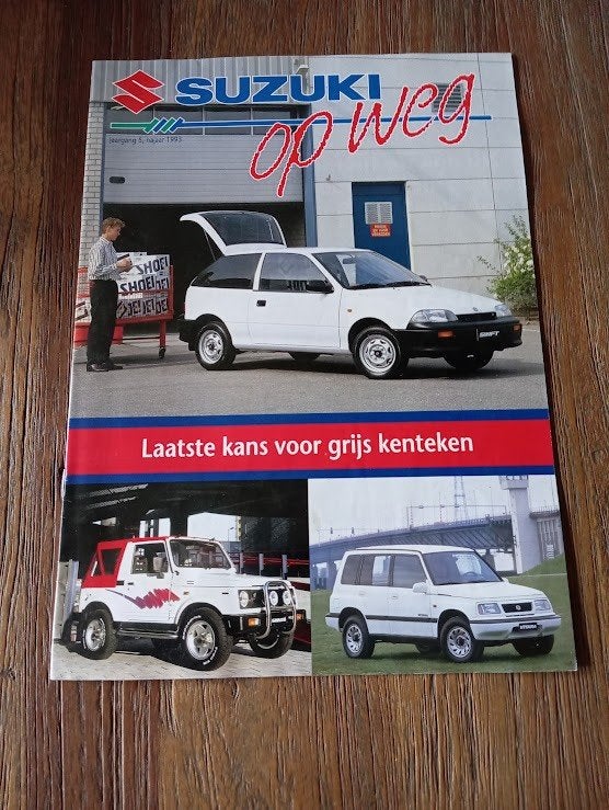Suzuki Op Weg najaar 1993 16 pag., Verzenden, Zo goed als nieuw, Overige merken