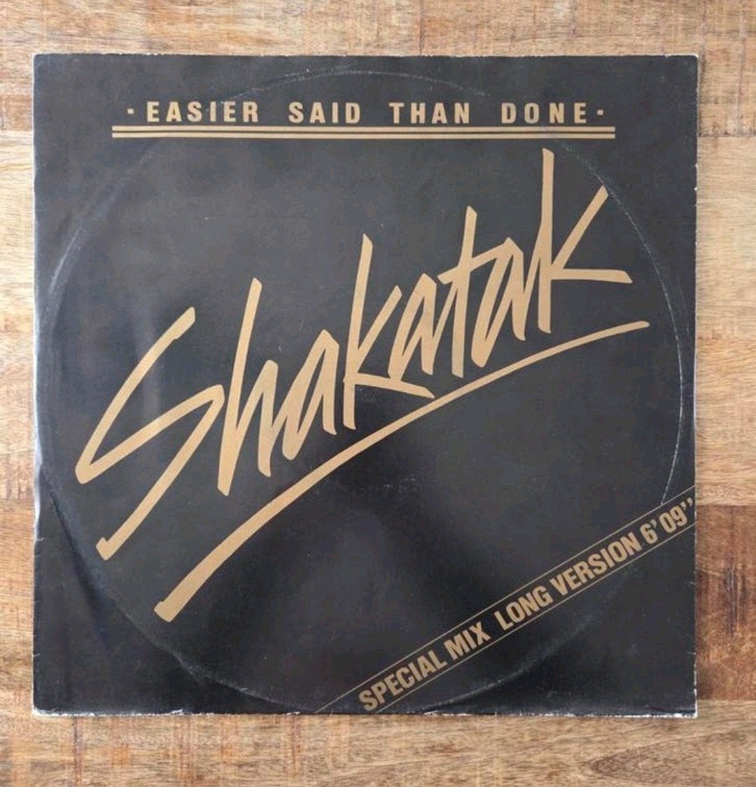 Lp maxi single shakatak easier said than done, Cd's en Dvd's, Ophalen of Verzenden