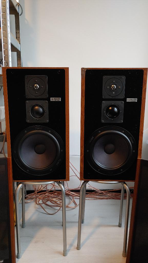 Magnat All Ribbon 6 vintage speakers, Audio, Tv en Foto, Luidsprekers, Ophalen, Gebruikt, Magnat, 120 watt of meer