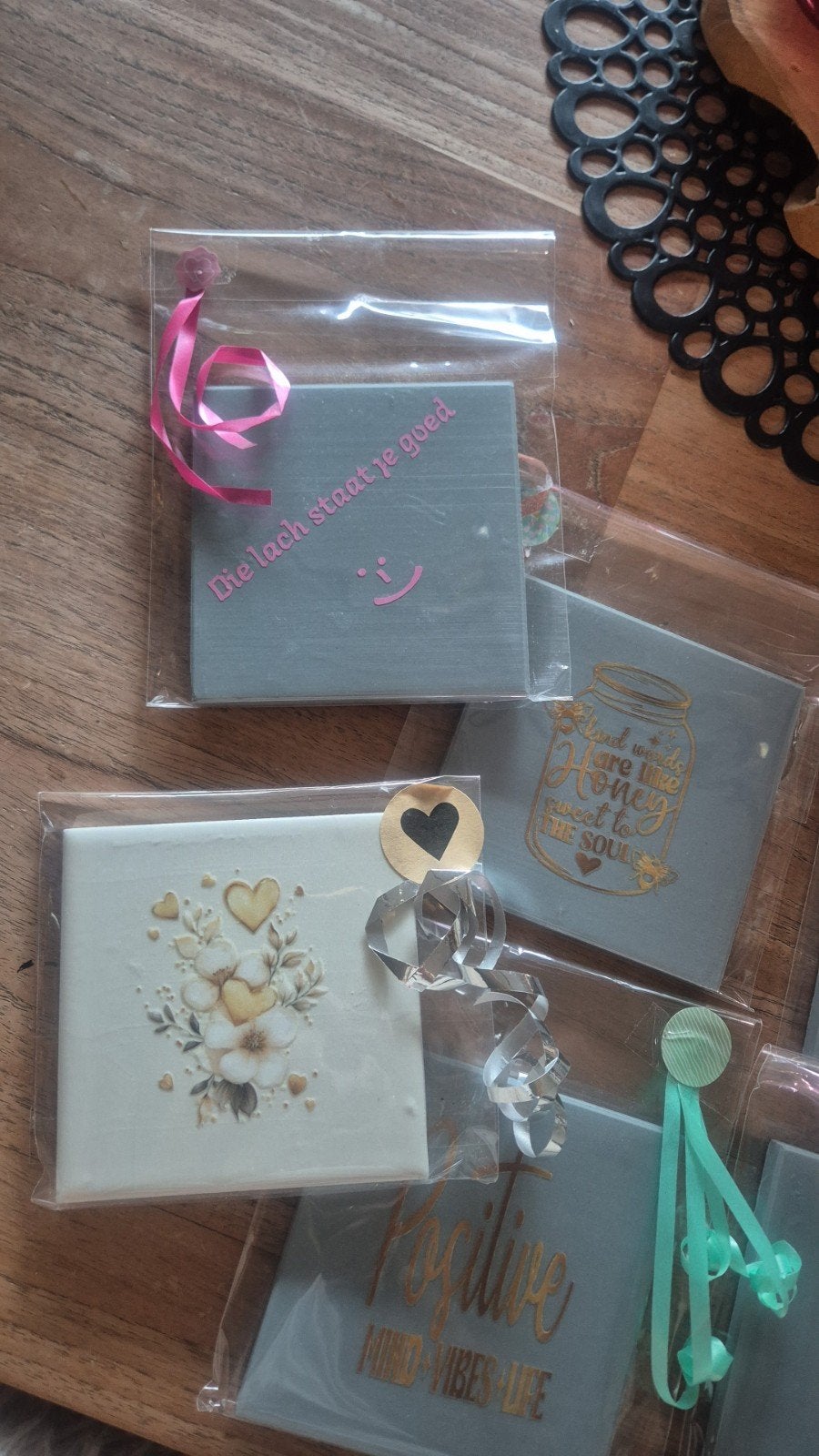 Tegeltjes met inspirerende teksten en spreuken, Antiek en Kunst, Ophalen of Verzenden