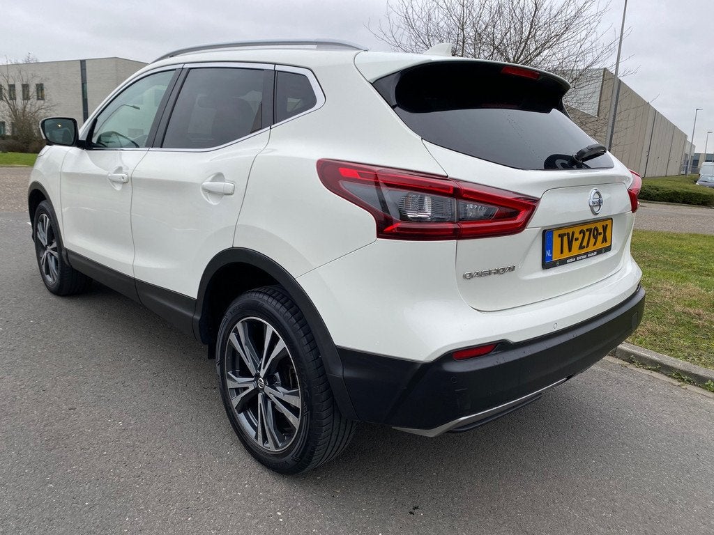 Nissan Qashqai 2018 * 1.2 N-Connecta * AUTOMAAT * LED * 360, Auto's, Nissan, Gebruikt, 4 cilinders, 116 pk, Wit